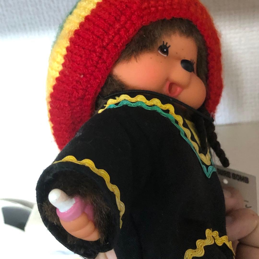 モンチッチ ワールドモンチッチ ジャマイカ ソフビ 人形 昭和レトロ