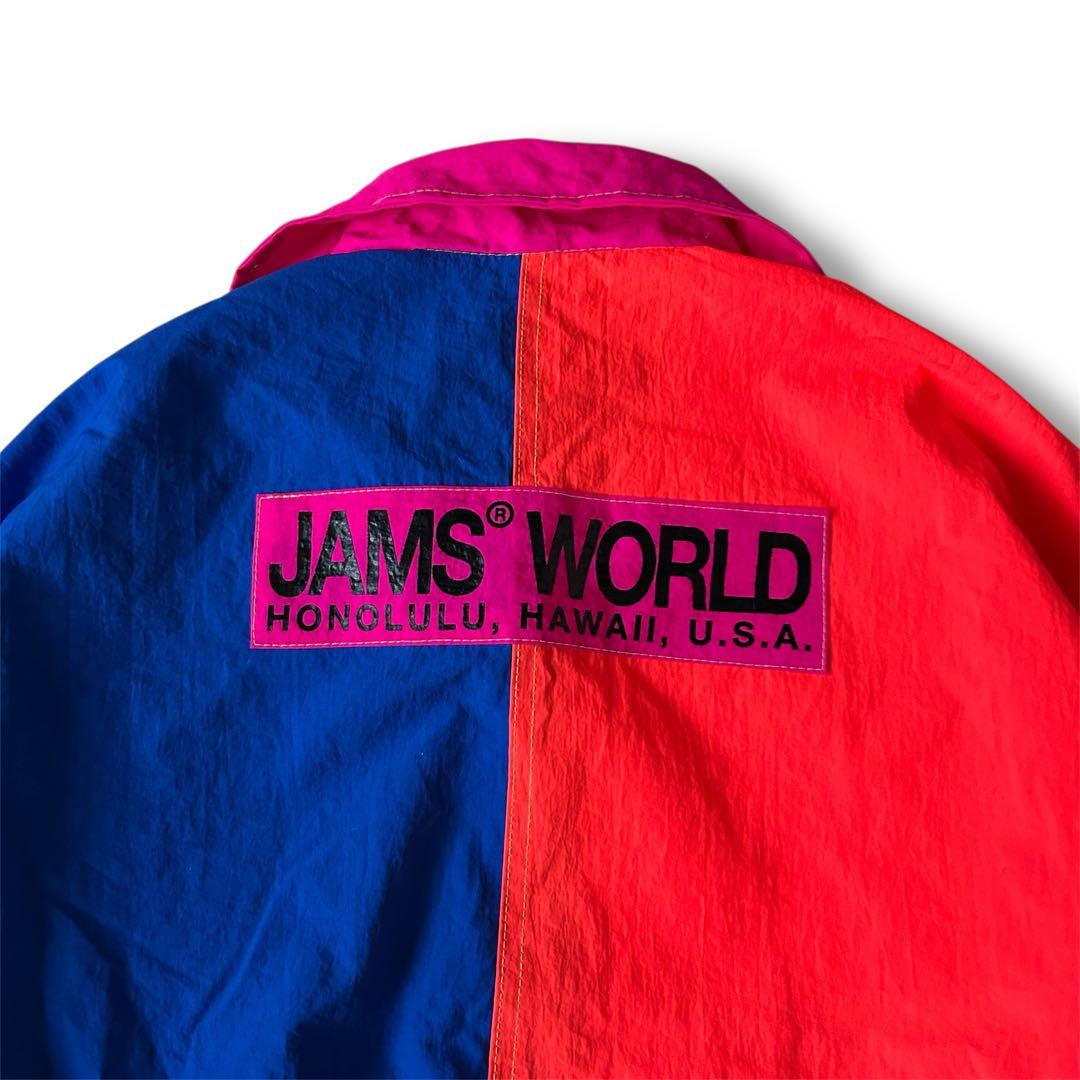 美品 USA製 90s JAMS WORLD クレイジー ナイロン ジャケット - メルカリ
