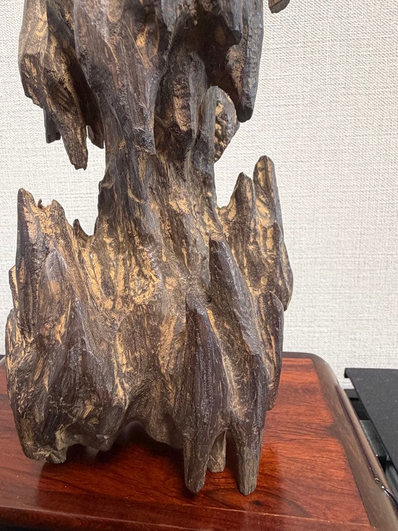 天然香木 希少良香 伽羅 山子 置物 493.5g