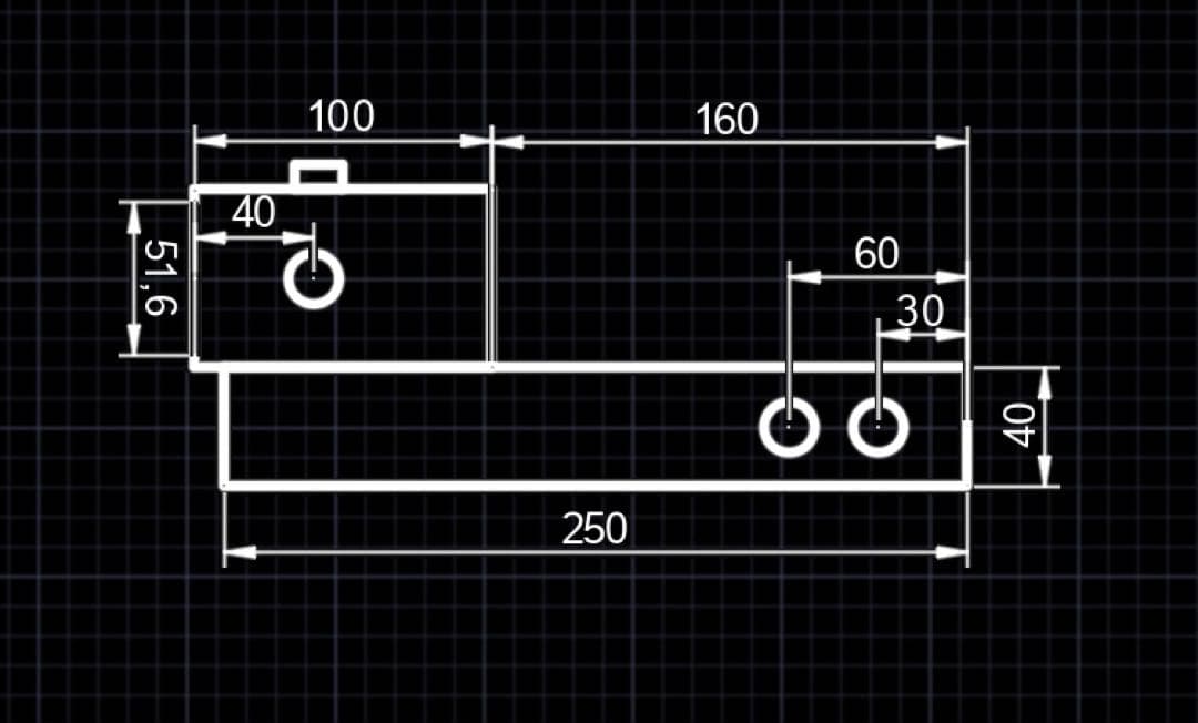 塗装品 強化タイプ ソレックス40mm用ヒッチメンバー50mmと2インチ変換