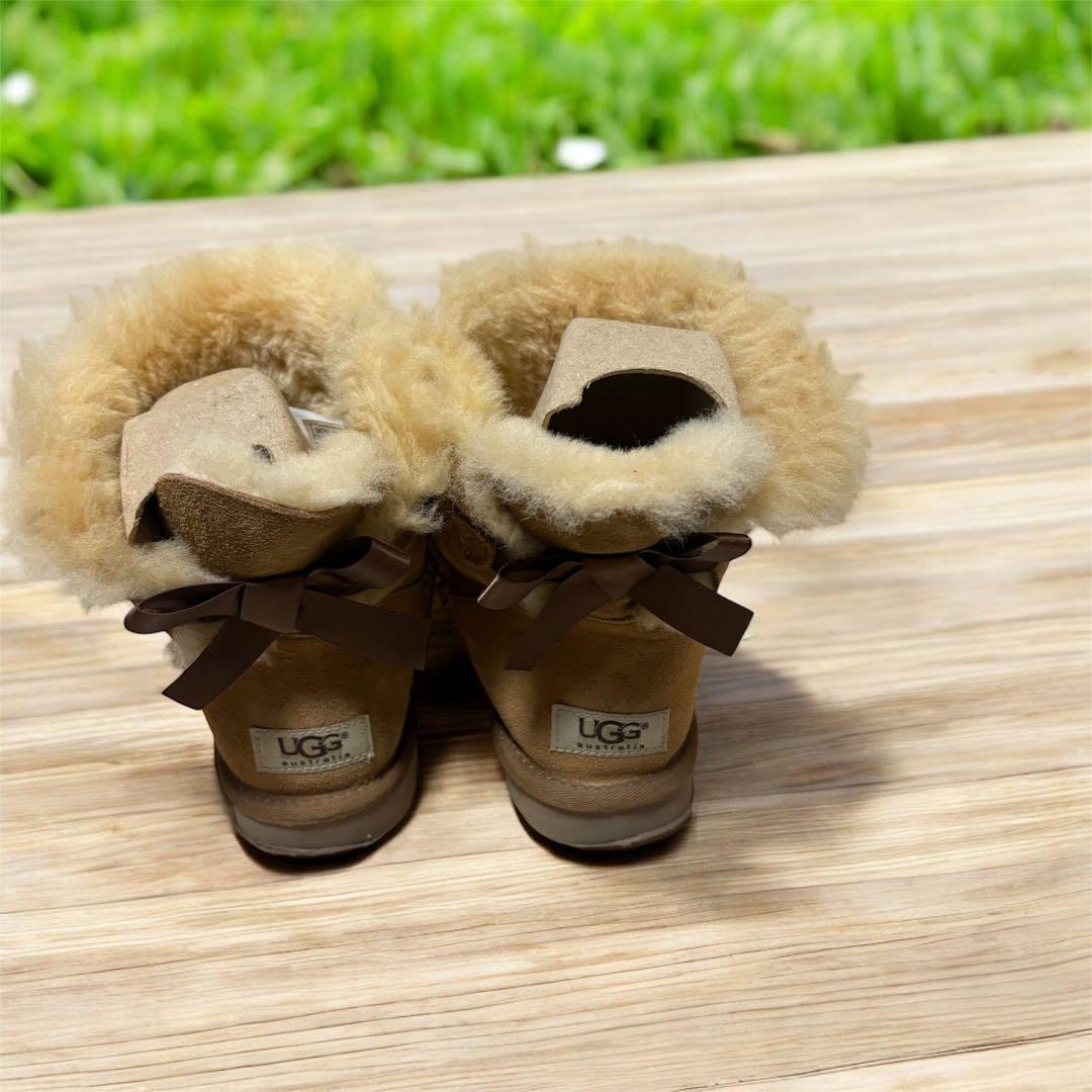 UGG ムートンブーツ リボン付 ブラウン 23cm 正規品