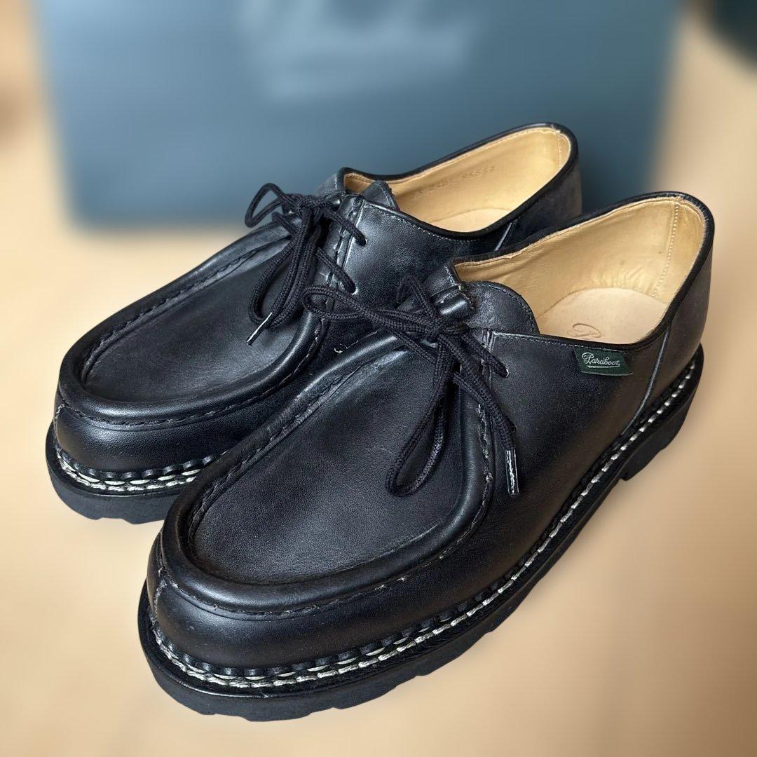 新品】パラブーツ ミカエル ブラック 40.5サイズ - メルカリ