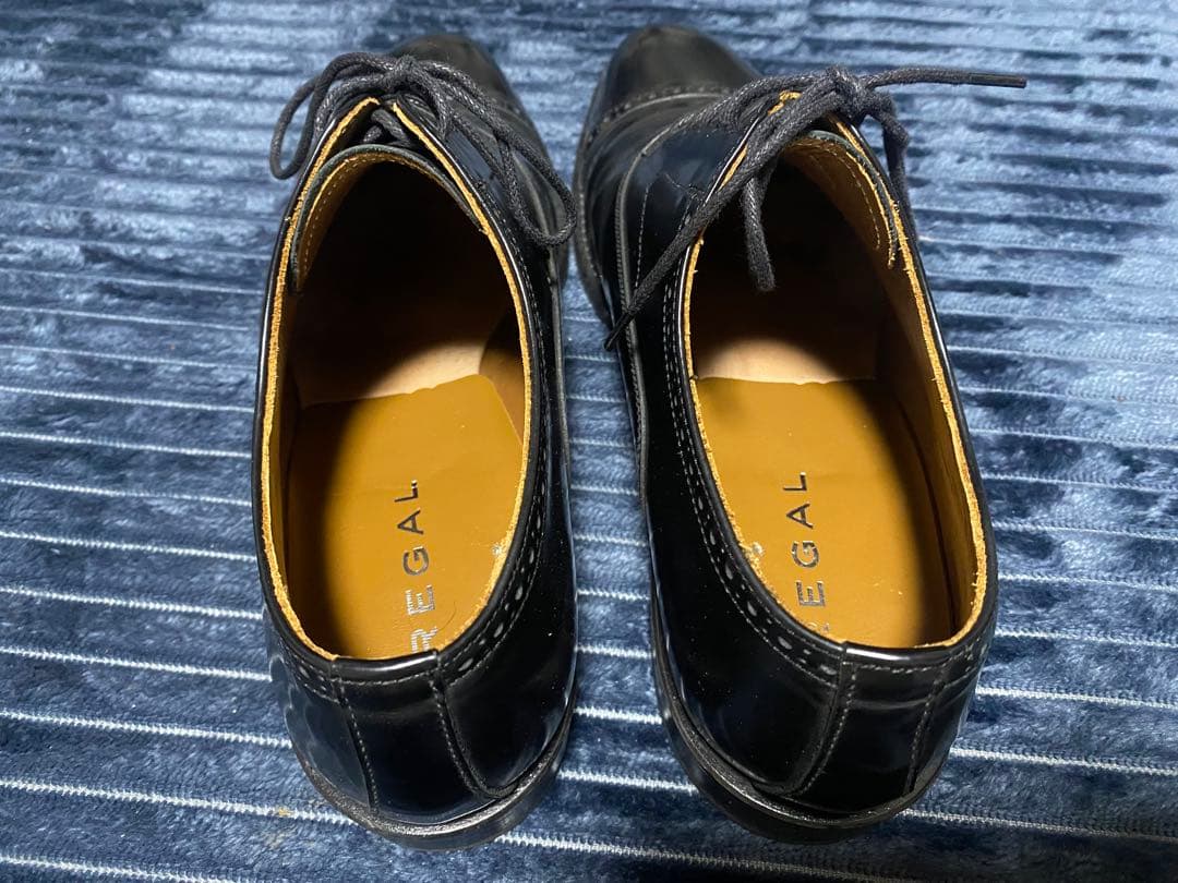 REGAL リーガル ビジネスシューズ ストーリーチップ 25.5EE 裏革