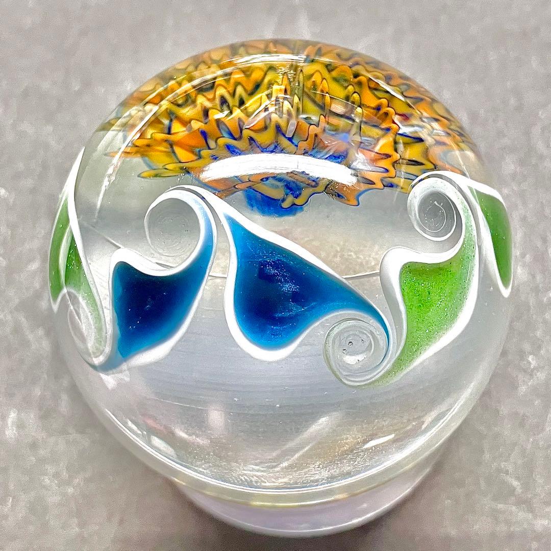 ボロシリケイト ガラス マ ブル 大村欣央 作家 オブジェ 宇宙