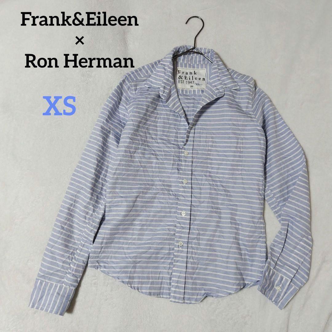 フランクアンドアイリーン ロンハーマン別注スキッパーシャツ ボーダー