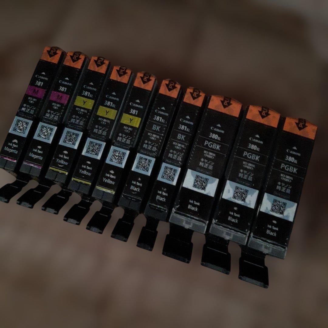 Canon 381/380 インクカートリッジ 純正］インクカートリッジ BCI-381+380/5MP（5色マルチパック）＋写真