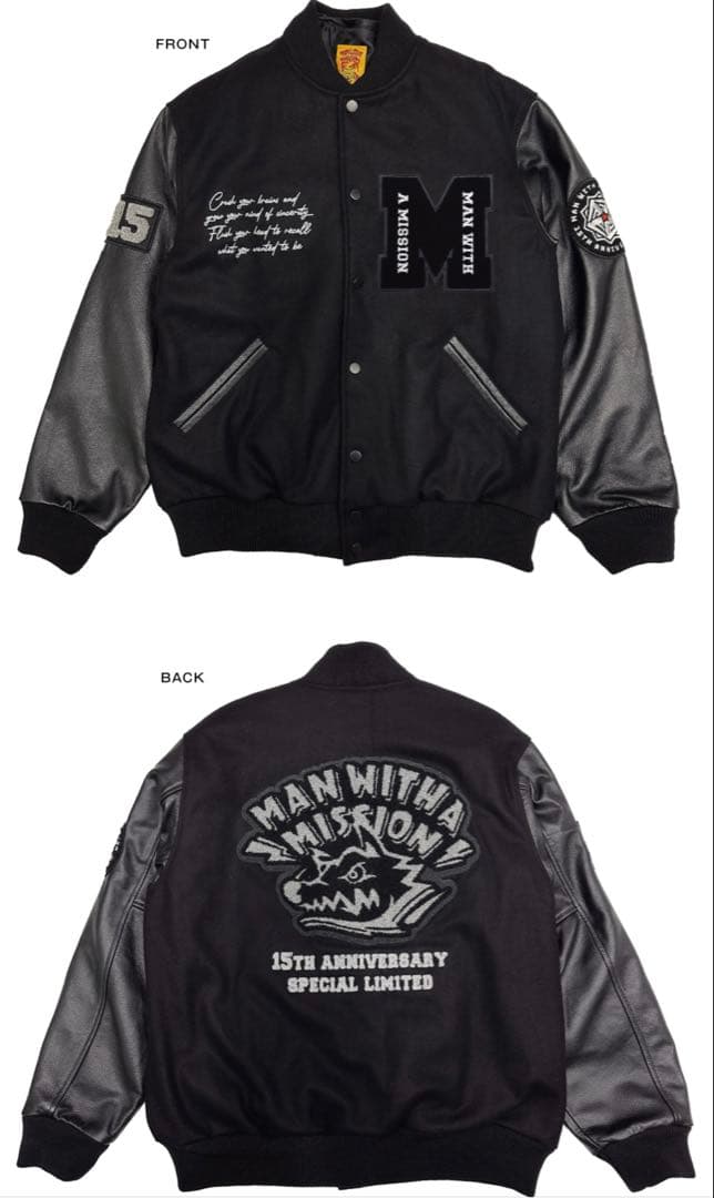 15TH ANNIVERSARY限定スタジアムジャンパー⭐︎マンウィズ Lサイズ