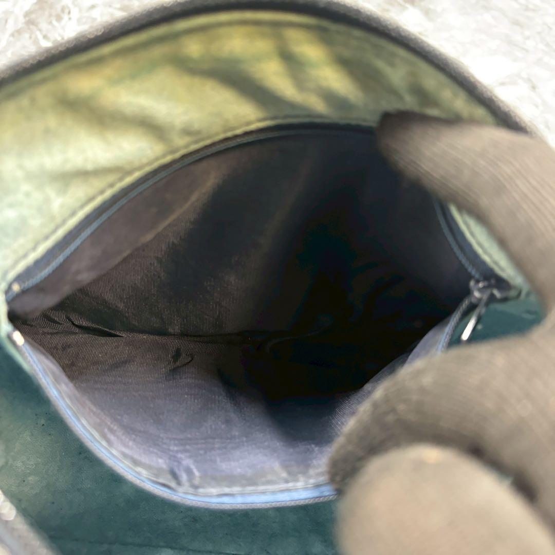 ✨美品✨GUCCI シェリーライン GG ショルダーバッグ ネイビーロゴ