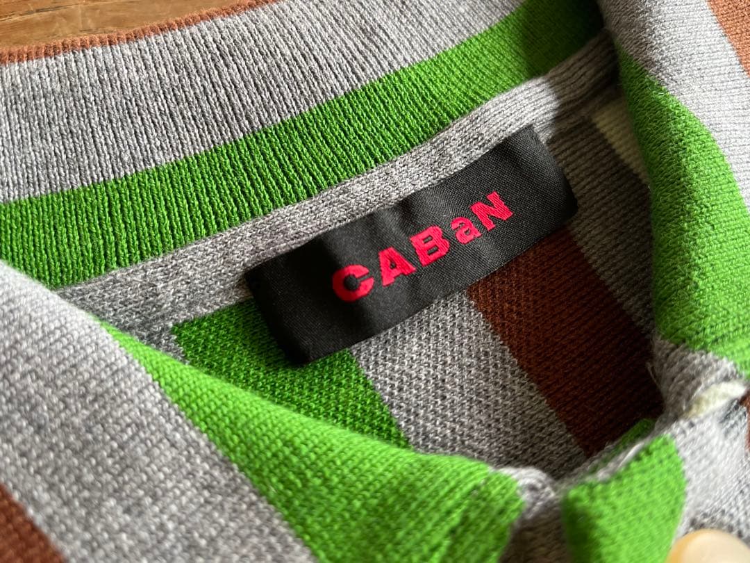 CABaN キャバン マルチストライプカーディガン 【49,】 M B