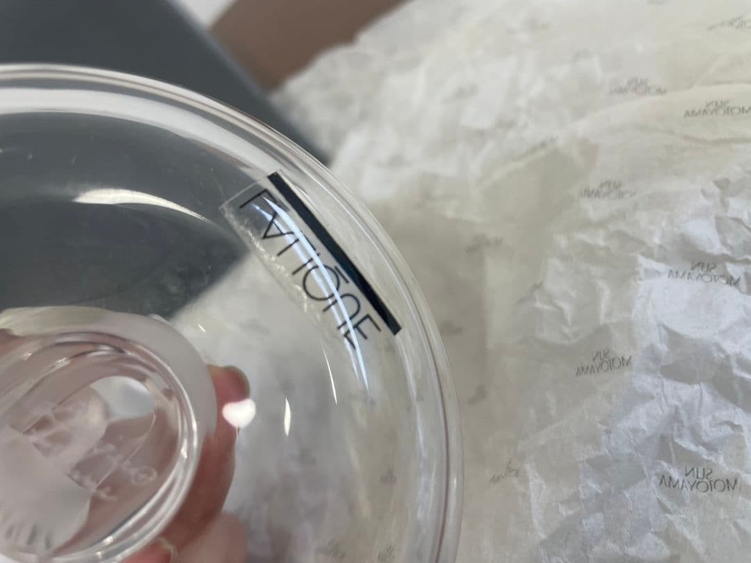 LALIQUE 鳩 リングトレイ 置物 小物入れ