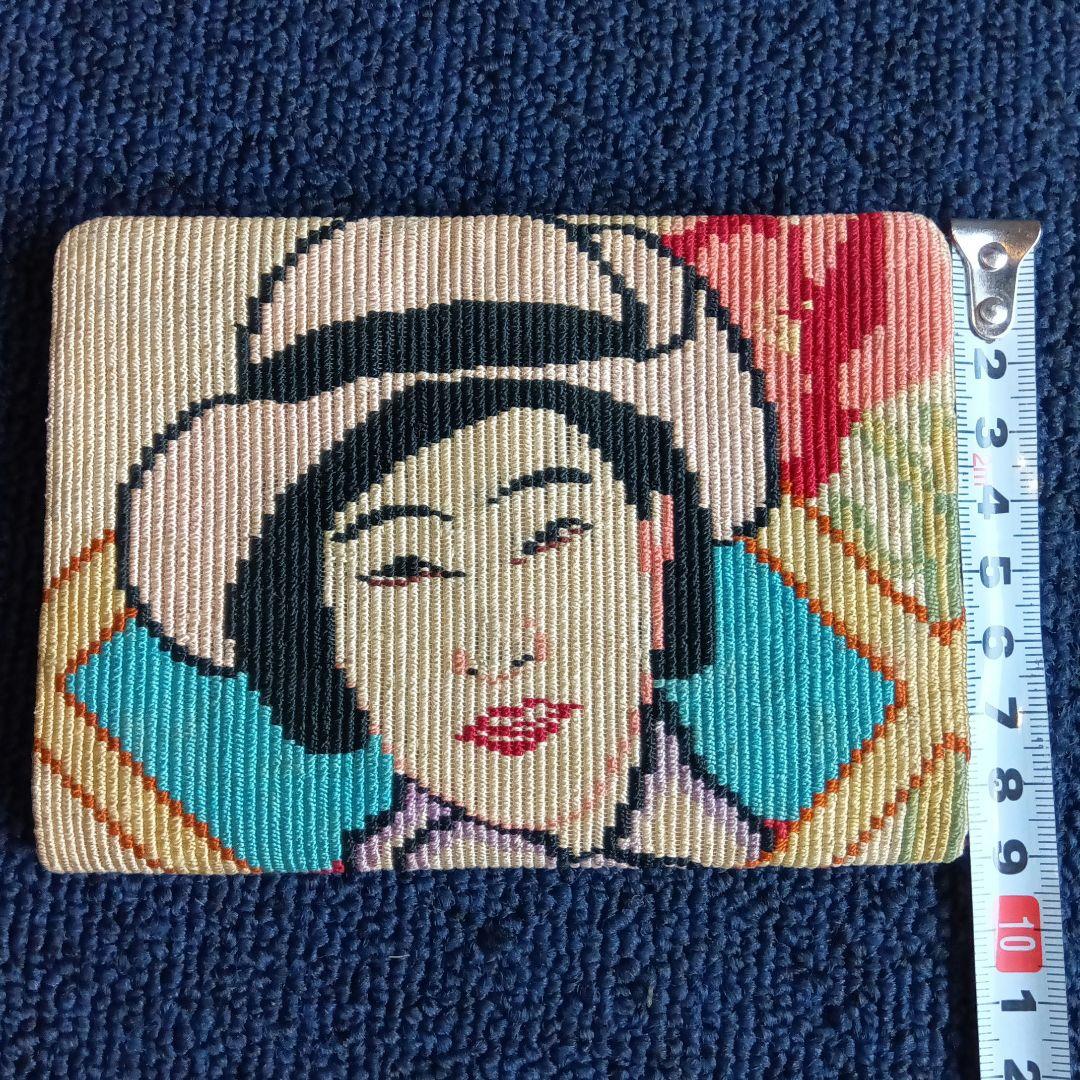 若菜君子　刺繍デザイン　エチケットミラー　鏡　宝塚　レトロ