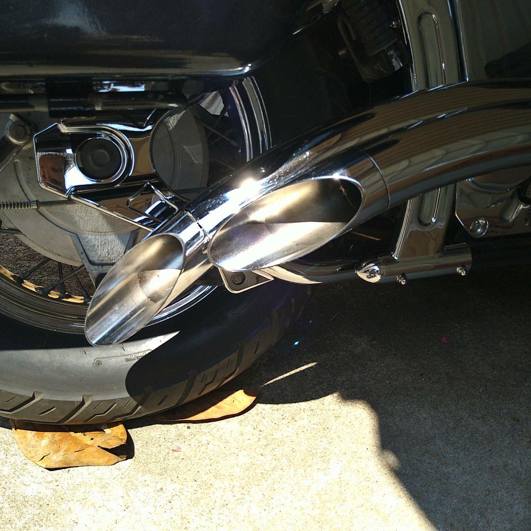 ドラッグスター400用アメリカンドラッカーズ製 ストレッチパイプ