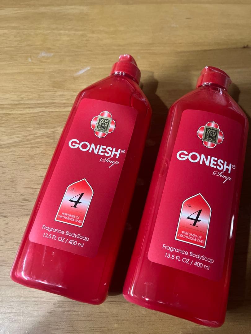 【廃盤】GONESH ガーネッシュ ボディソープ No.4 400ml 2本 廃盤】GONESH ガーネッシュ ボディソープ No.4 400ml 2本