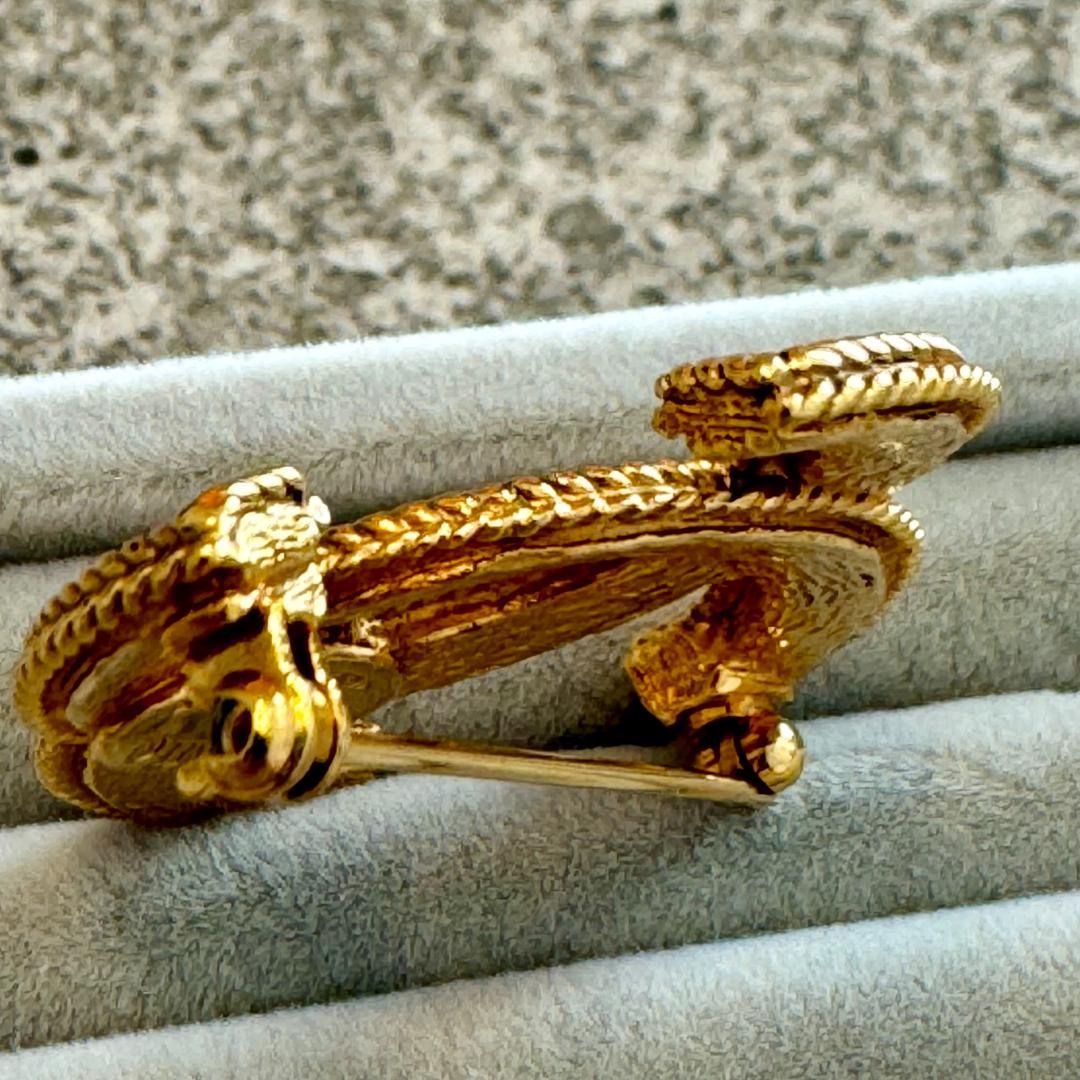 シャネル CHANEL ブローチ ヴィンテージ 1109 ゴールド - メルカリ