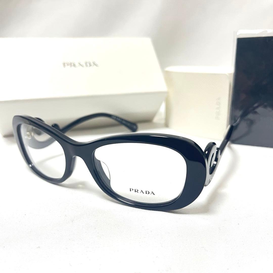 hyde着 PRADA ブラック メガネ ミニマルバロック バロック プラダ