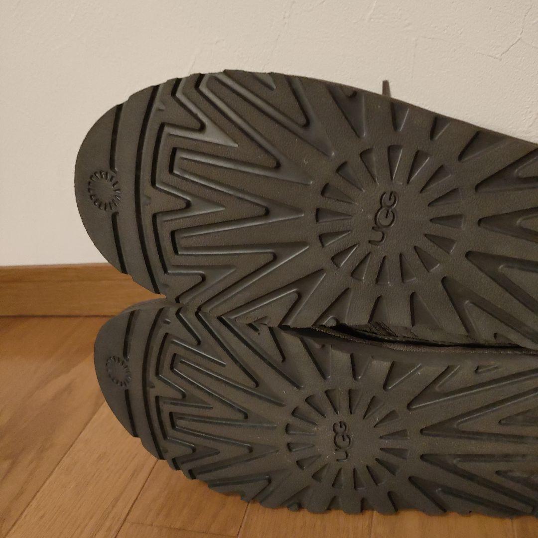 UGG グレー スエード ムートンブーツ 30.5cm S/N 3236