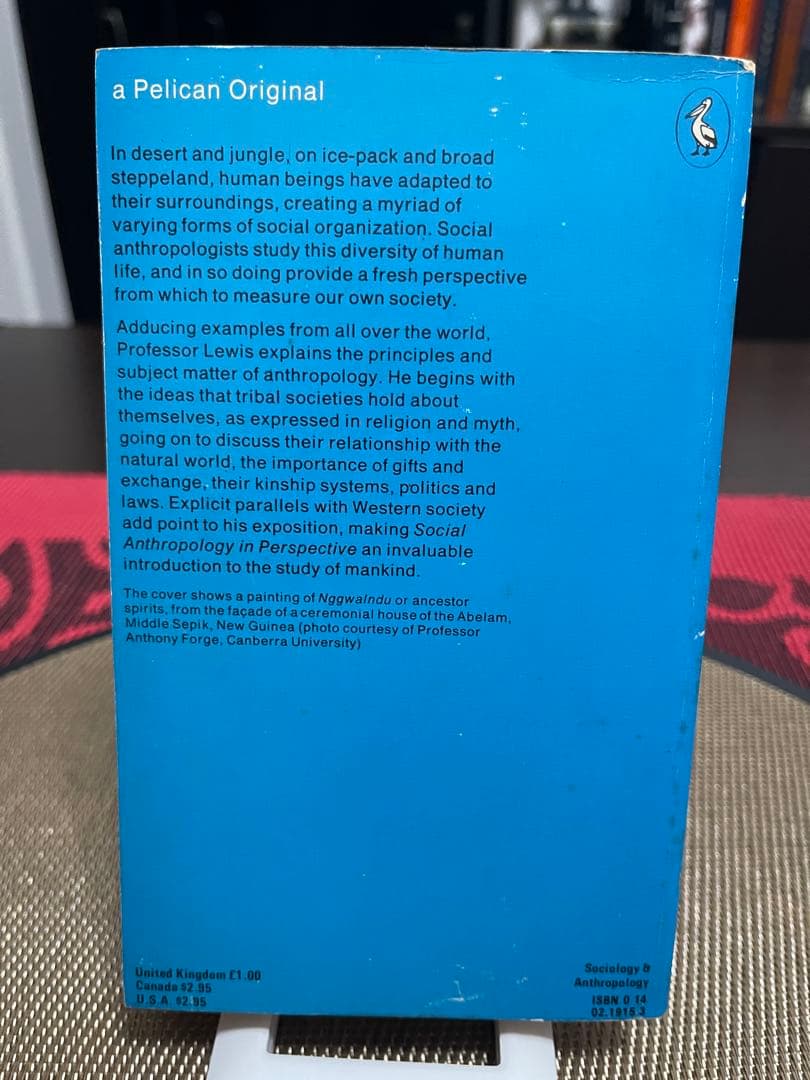 希少Social Anthropology in Perspective