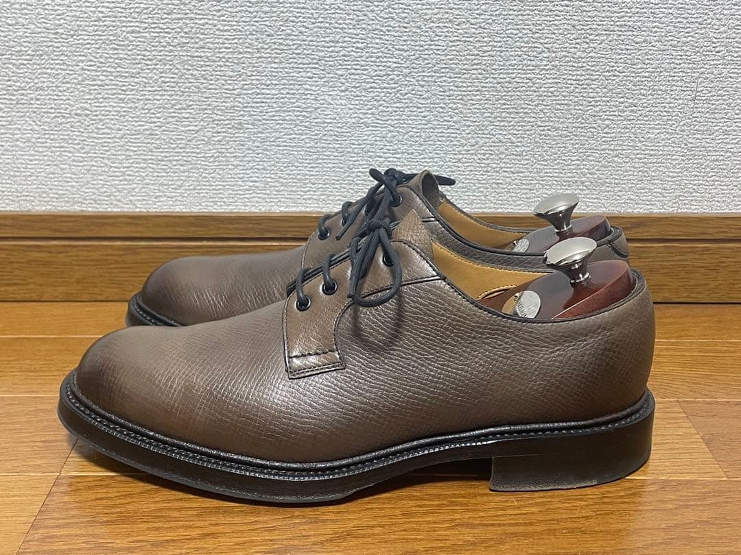 【レア】着用数回 エドワードグリーン プレーントゥ 5.5E 72ラスト