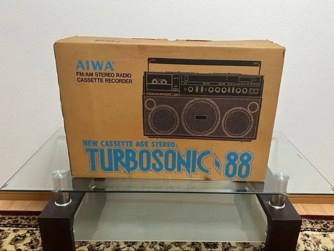 昭和レトロ◆AIWA アイワCS-J88 ラジカセ未使用近い動作品美品ビンテージ Yahoo!オークション -「aiwa ラジカセ cs-j88」の落札相場・落札価格
