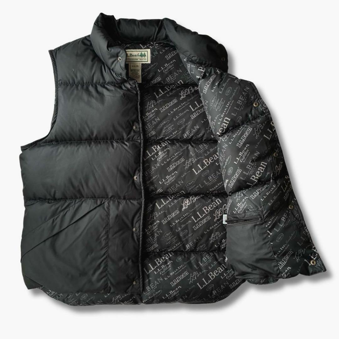 未使用 L.L.BEAN ビーンズ トレイル モデル ダウン ベスト 82 黒