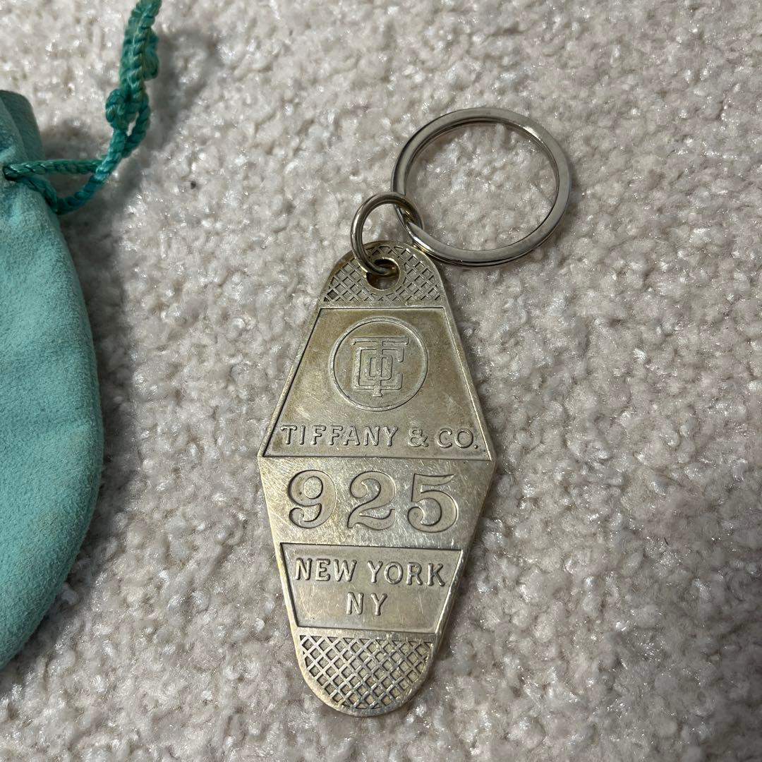 希少 Tiffany モーテルキーホルダー ホテルキーホルダー シルバー 925