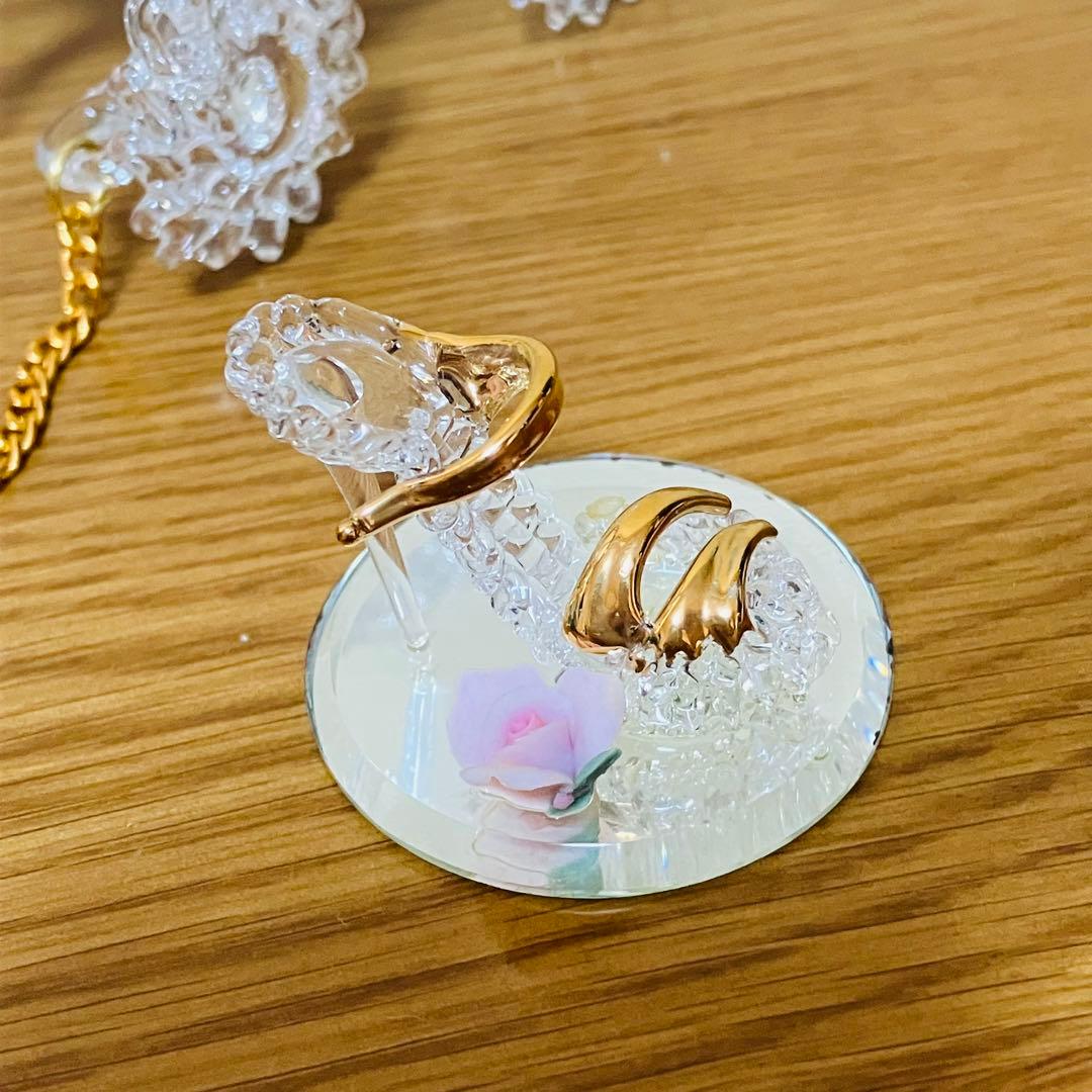 ディズニーランド カボチャの馬車 シンデレラ ガラス細工 フィギュア