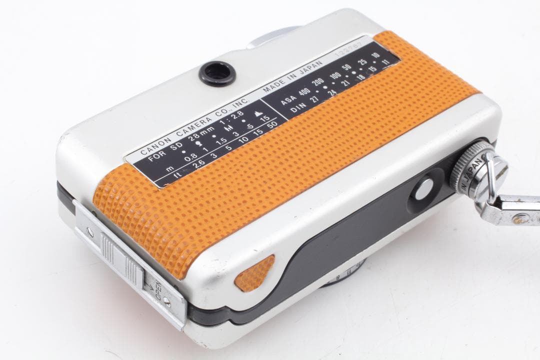 美品 整備済】オーカー色 Canon Demi C 50&28mm #1145 - メルカリ