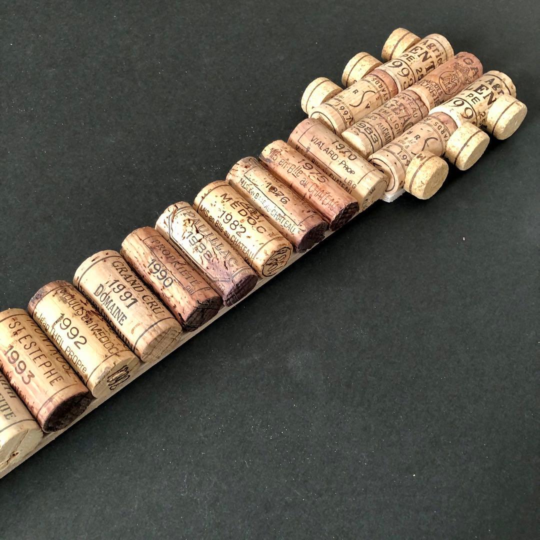 ヴィンテージワインコルク コルクアート エレキギター ハンドメイド