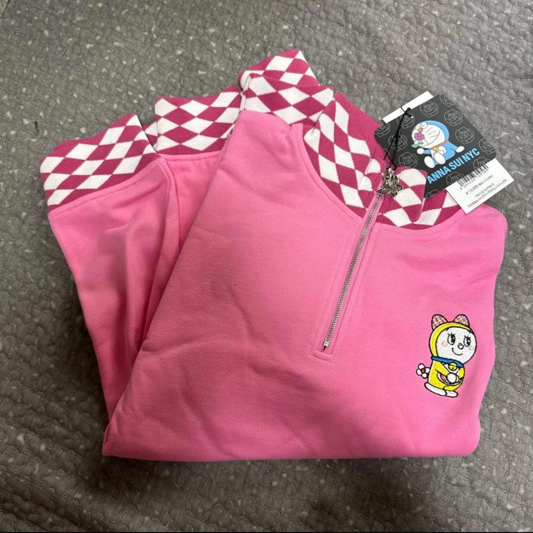 新品未使用品ANNA SUI NYC×ドラえもんコラボ ハーフジップスウェット