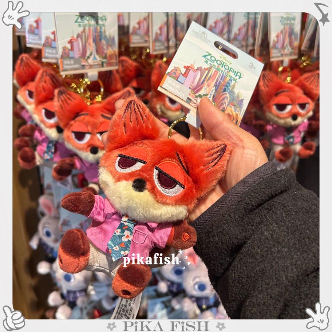 最新☆正規品】ニック ズートピア2 ぬいぐるみキーチェーン 上海