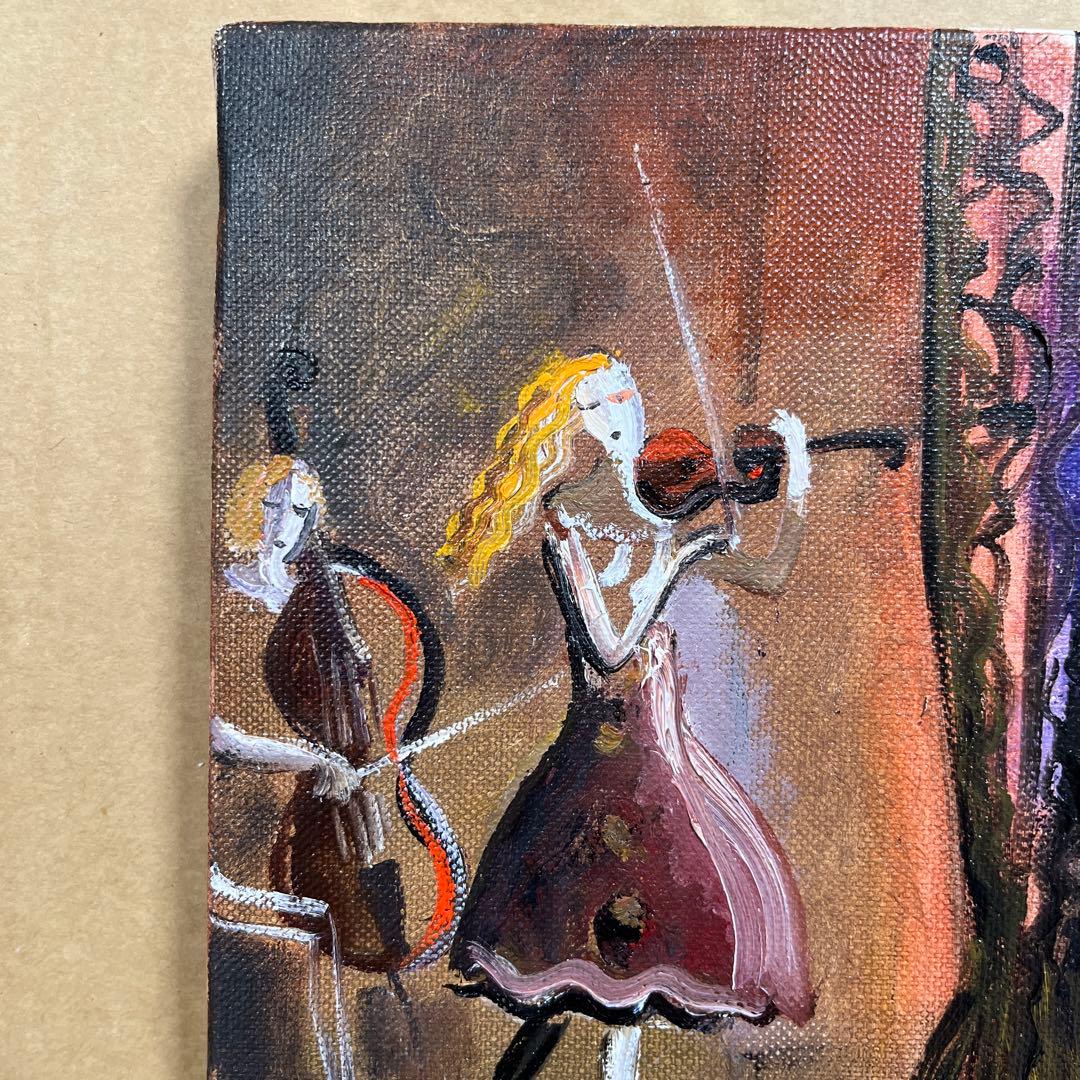 ⭕️油絵 二科会員 織田広比古 画題[月とバラ] F3号 東京