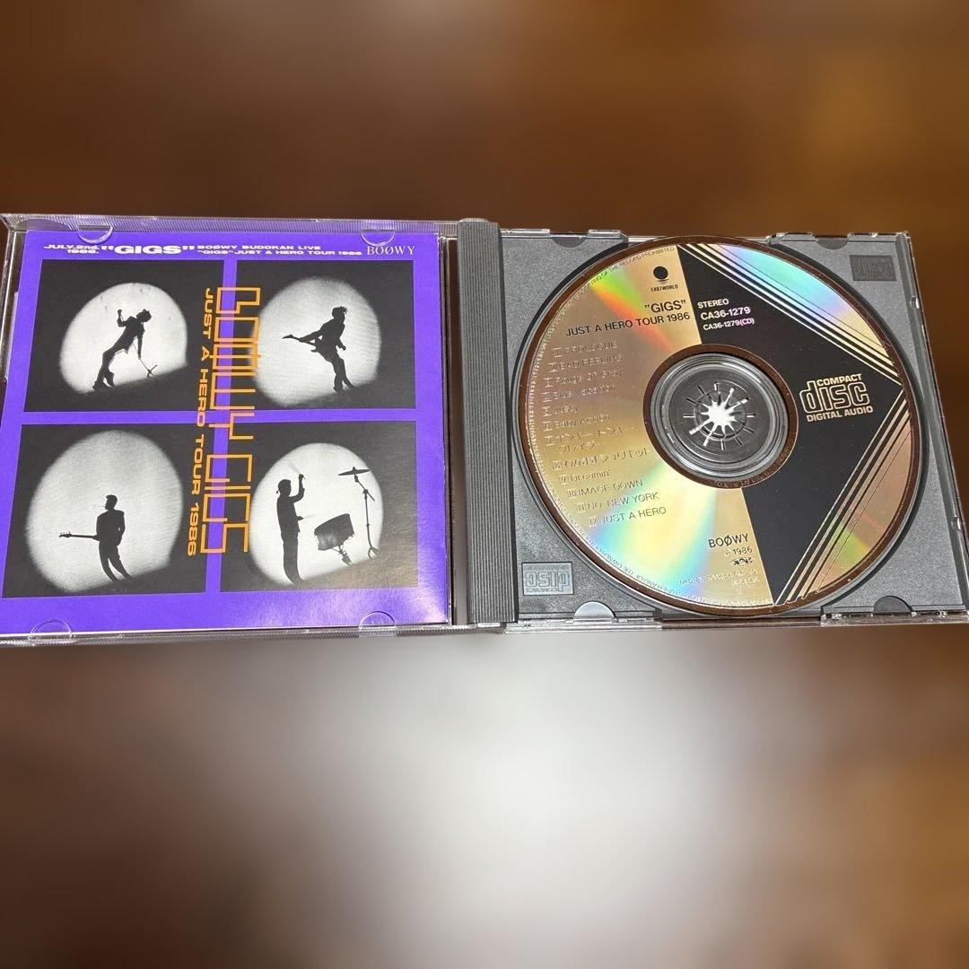 BOØWY \"GIGS\" JUST A HERO TOUR 1986