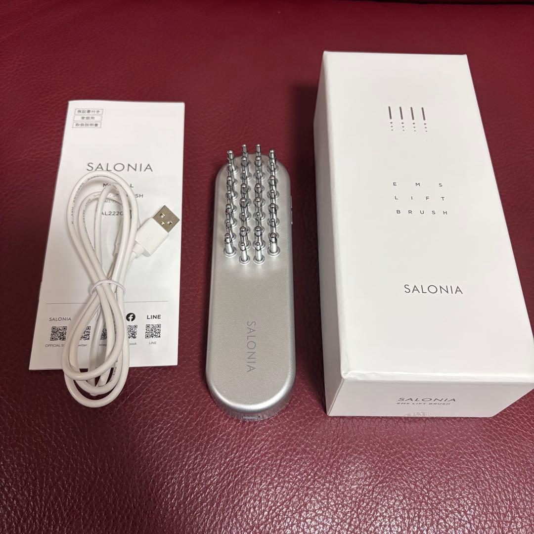 美品 SALONIA サロニア EMSリフトブラシ 楽天市場】SALONIA EMS リフトブラシ SAL22206SLの通販
