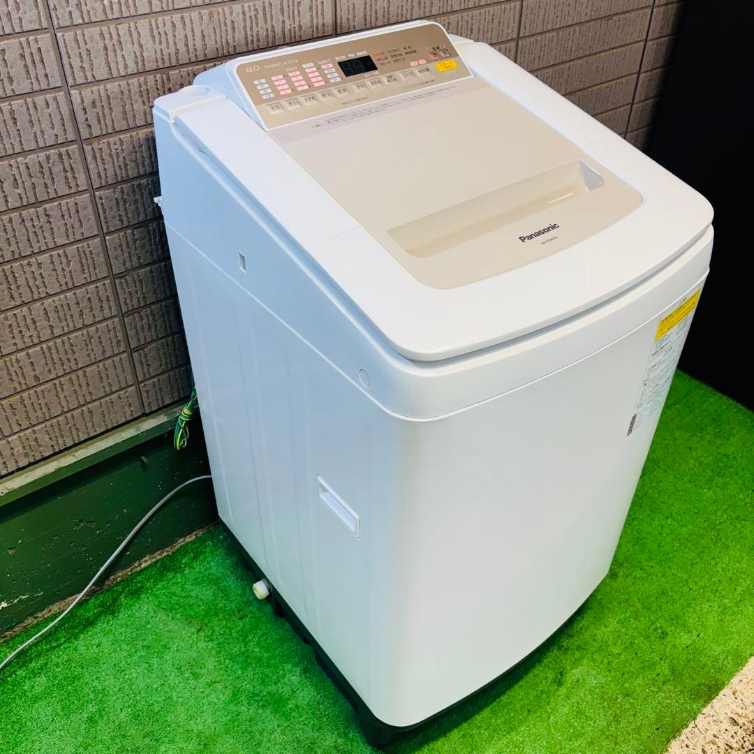 Panasonic 8.0kg 洗濯乾燥機 大容量 高機能【地域限定配送無料】