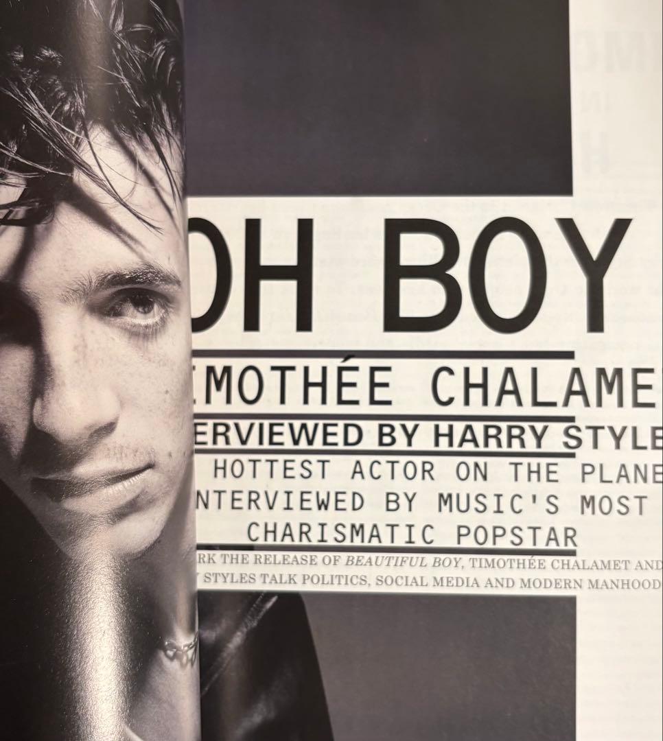 i-D Magazine 2018 Timothée Chalamet - メルカリ