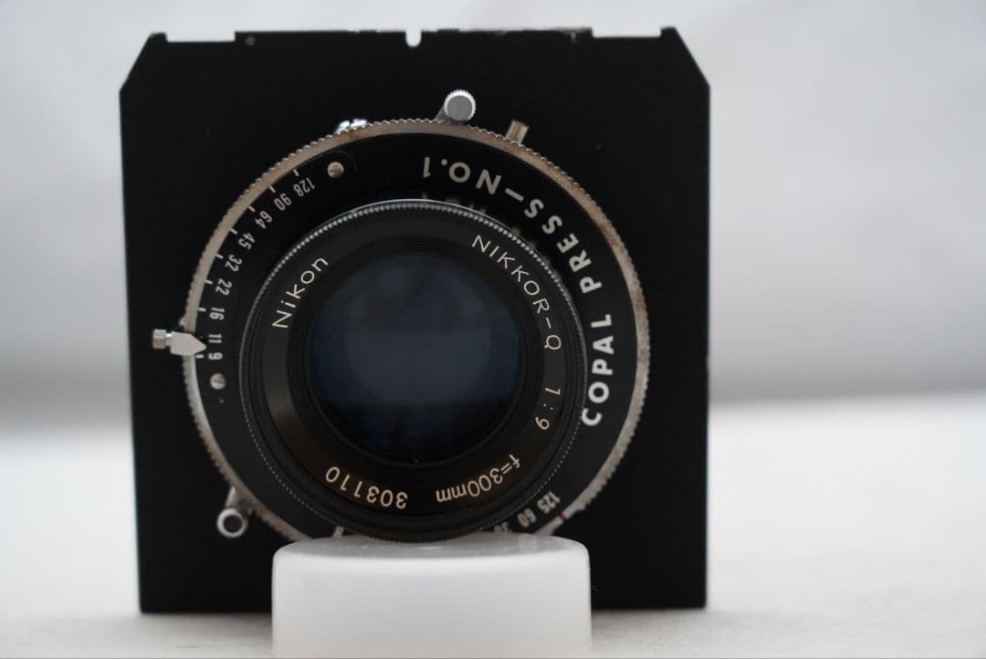 ☆大判カメラ用・単焦点レンズ☆ ニコン ニッコール Q 300㎜ F=1:9