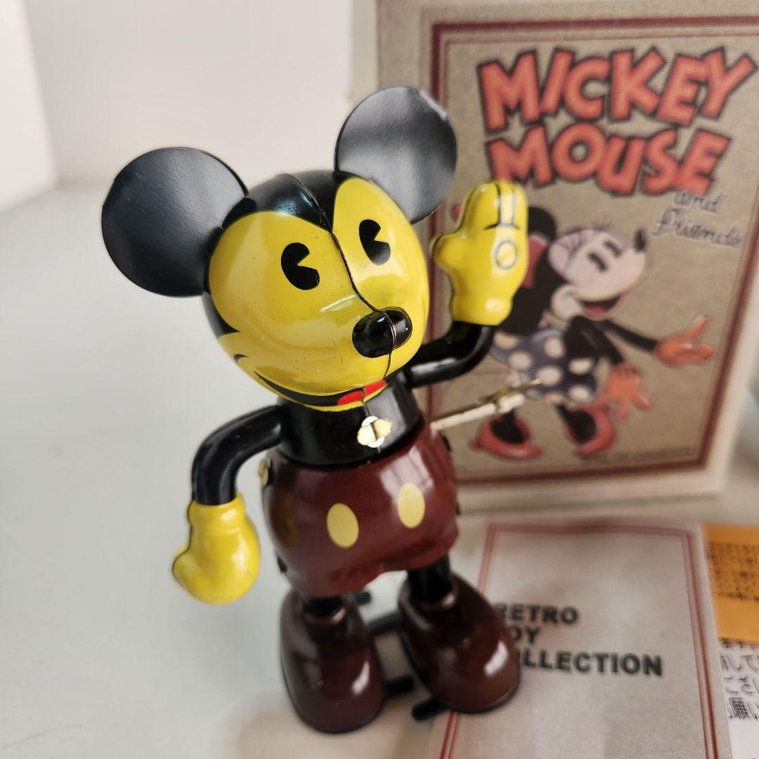 ディズニー ゼンマイ ブリキ人形 4体セット ヤングエポック社 ミッキー