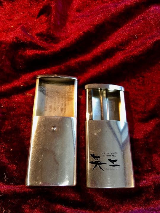 貴重☆ 純銀製 スライド式 マッチケース 英二 長渕剛 BIGトレンチ