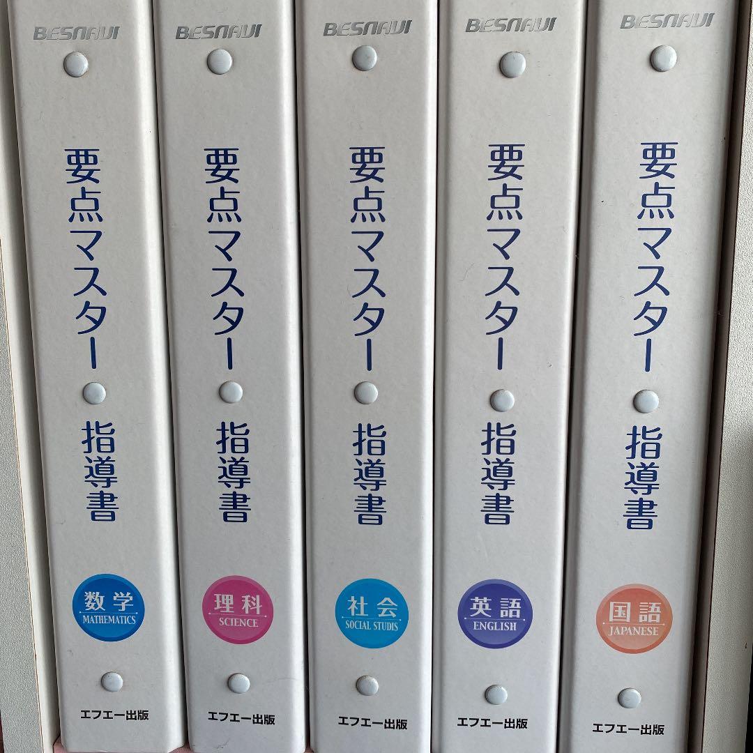 要点マスター指導書　5教科セット 要点マスター指導書5教科セット