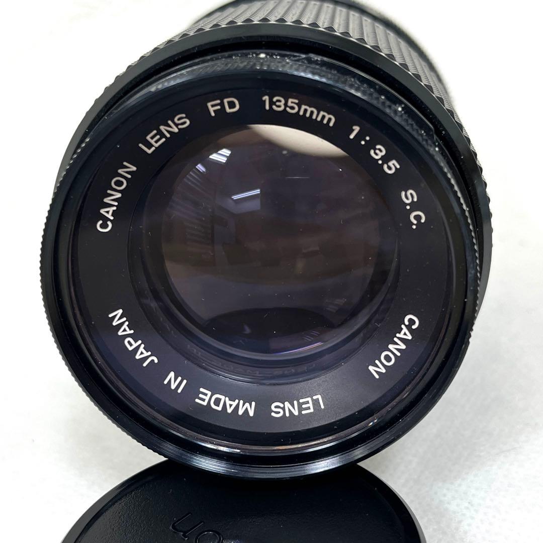 専用ケース付】CANON LENS FD 135mm 1:3.5 S.C.