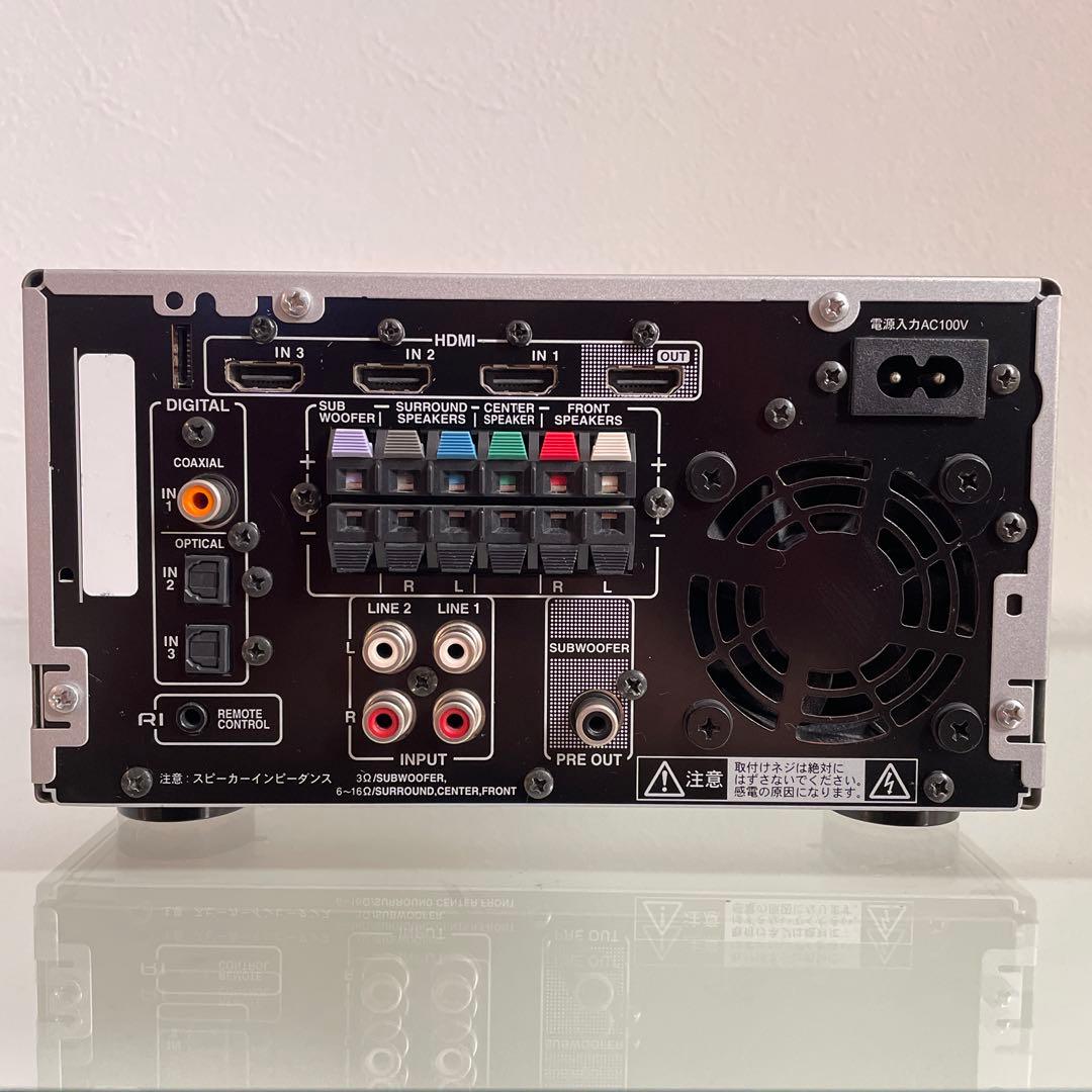 [中古] ONKYO SA-205HDX AVアンプ 5.1ch リモコン付き