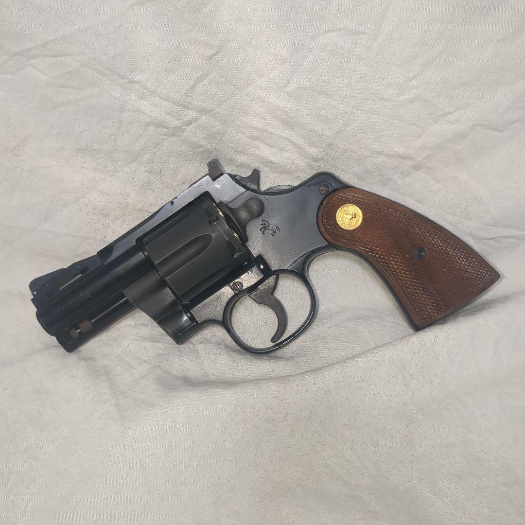 タナカワークス　コルトパイソン　ガスガン　HW樹脂　ウッドグリップ付 ウッドグリップ｜タナカワークス社製 Colt Python.357 Magnum