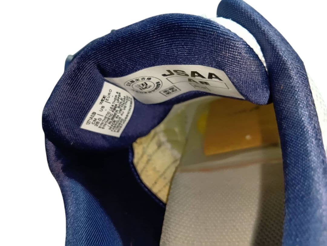 【新品】ASICS 安全靴 ホワイト/ネイビー　28.0cm