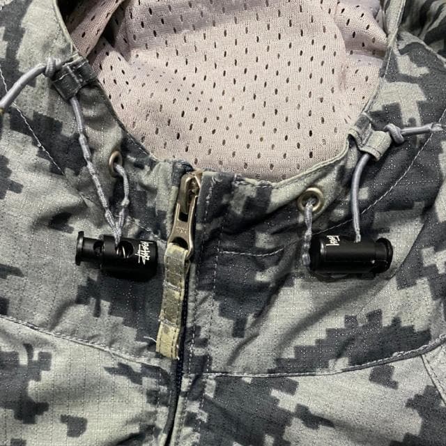 菅田将暉さん着 90's OLD STUSSY デジカモ迷彩 マウンテンパーカー