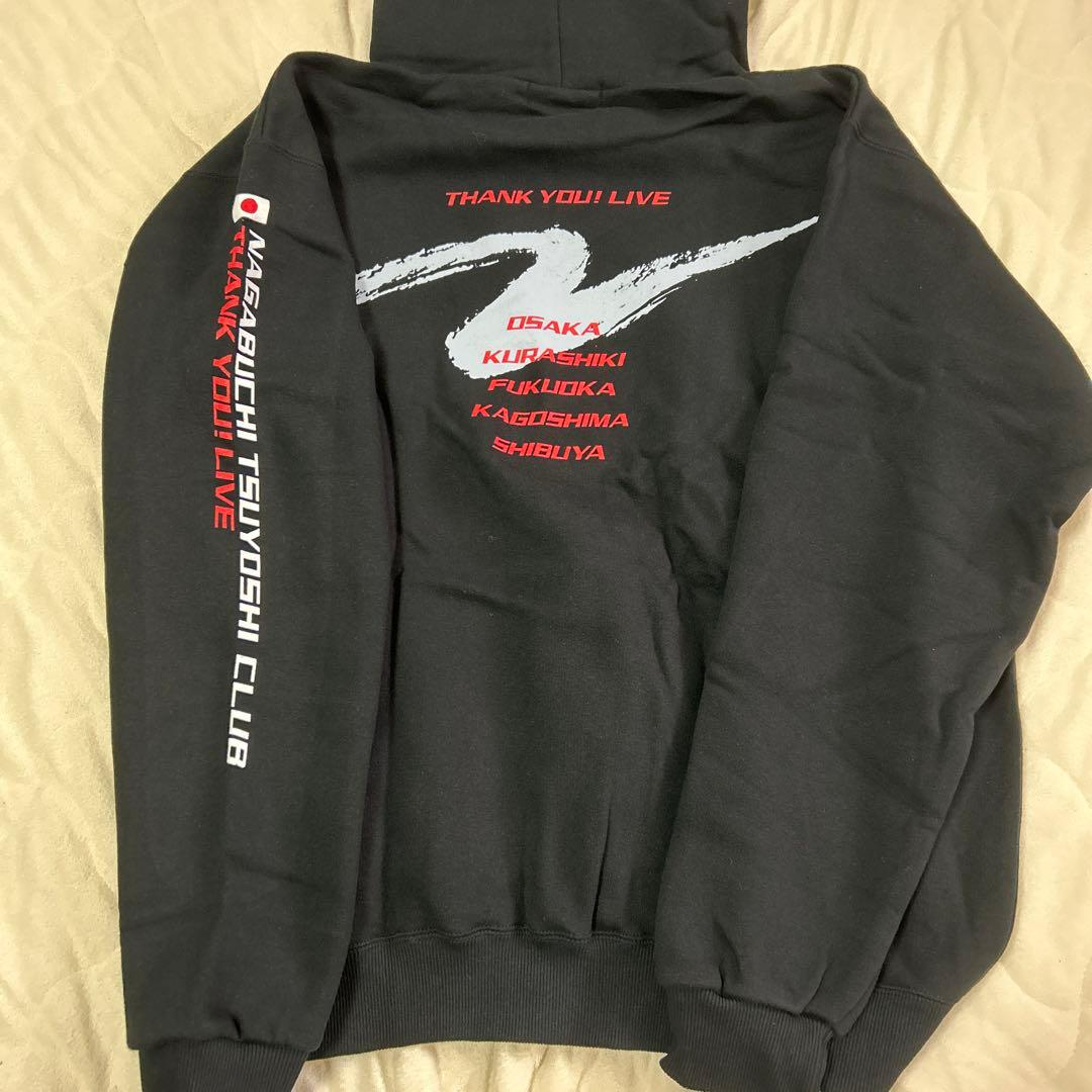 長渕剛『Thank you‼︎ LIVE』パーカー 希少 - メルカリ