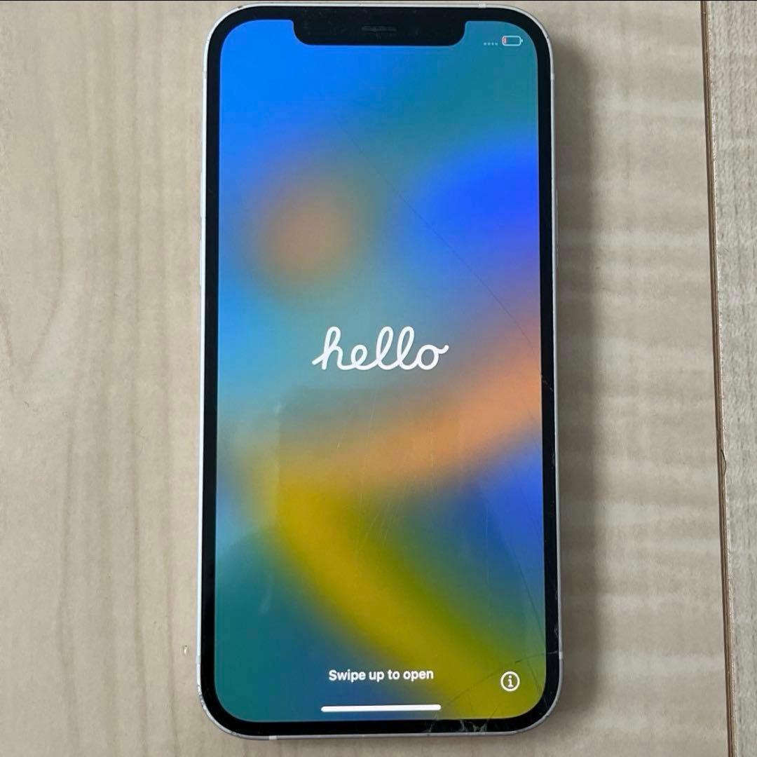 iPhone12 ホワイト64GB 84% SIMフリー ムスビー｜安心保証 超美品 SIMフリー iPhone12 64GB ホワイト 即日