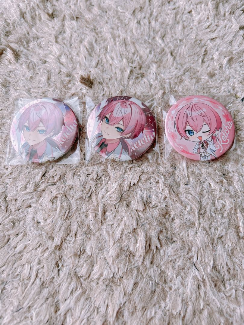 AMPTAK けちゃ 缶バッジ 3周年 - メルカリ