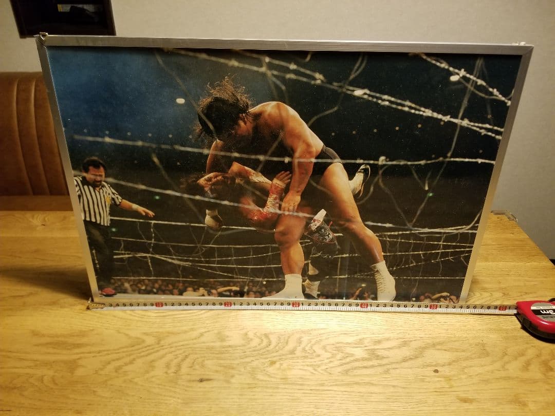 長州力 vs 大仁田厚 - ノーロープ有刺鉄線電流爆破デスマッチ 試合写真