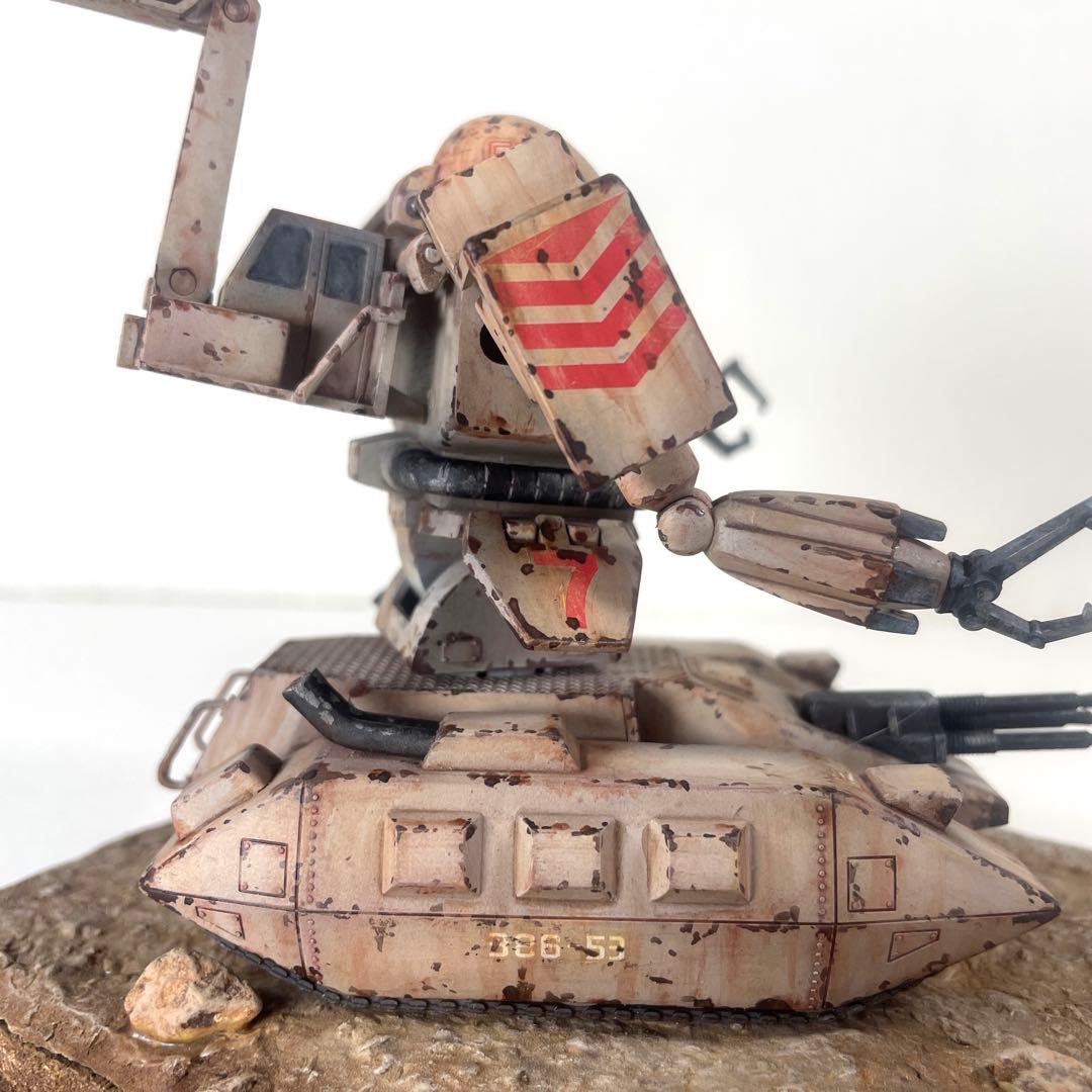 MSV ザクタンク 塗装完成品 ジオラマ台座付き