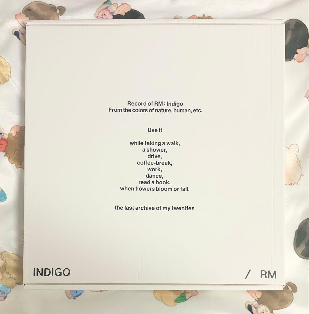BTS 'Indigo' LP アナログ盤 RM ナムジュン RM (BTS) - Indigo - LP – The 'In' Groove